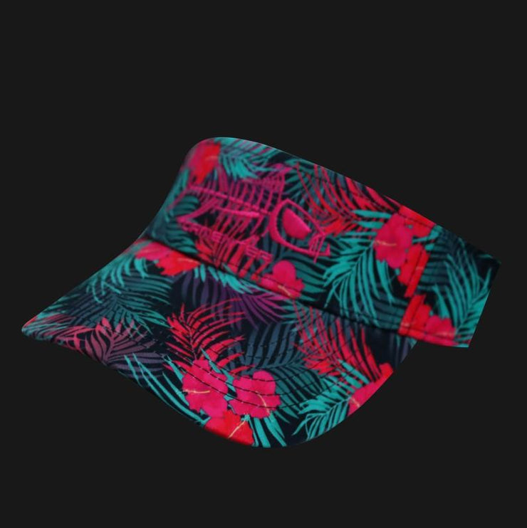 VISOR - Hibiscus Black Head Gear Tormenter Ocean 