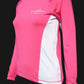 Ladies SPF-50 Performance Shirt - Pink Marlin Ladies' SPF Shirt Rash Guard Tormenter Ocean 