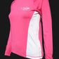 Ladies SPF-50 Performance Shirt - Pink Raging Tuna Ladies' SPF Shirt Rash Guard Tormenter Ocean 