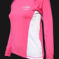Ladies SPF-50 Performance Shirt - Pink Redfish Ladies' SPF Shirt Rash Guard Tormenter Ocean 