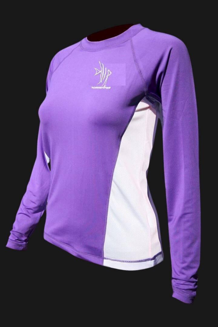 Violet Angelfish - Ladies SPF-50 Shirts