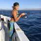 Women's Active Leggings Cabo Sunset Scales Women's Performance Fishing Leggings Tormenter Ocean 