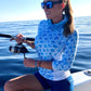 Ladies Performance Shirt - Bermuda Collection Ladies Printed SPF Tops Tormenter Ocean 