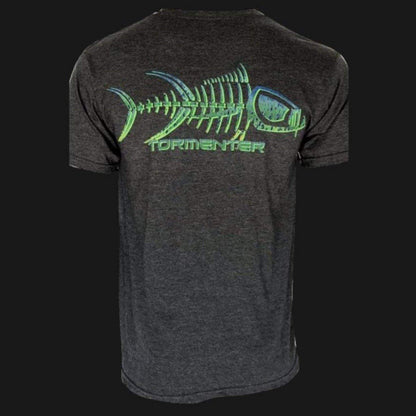 Mahi Skin Charcoal Gray Men’s Fishing T-Shirt Fishing T-Shirts Tormenter Ocean 