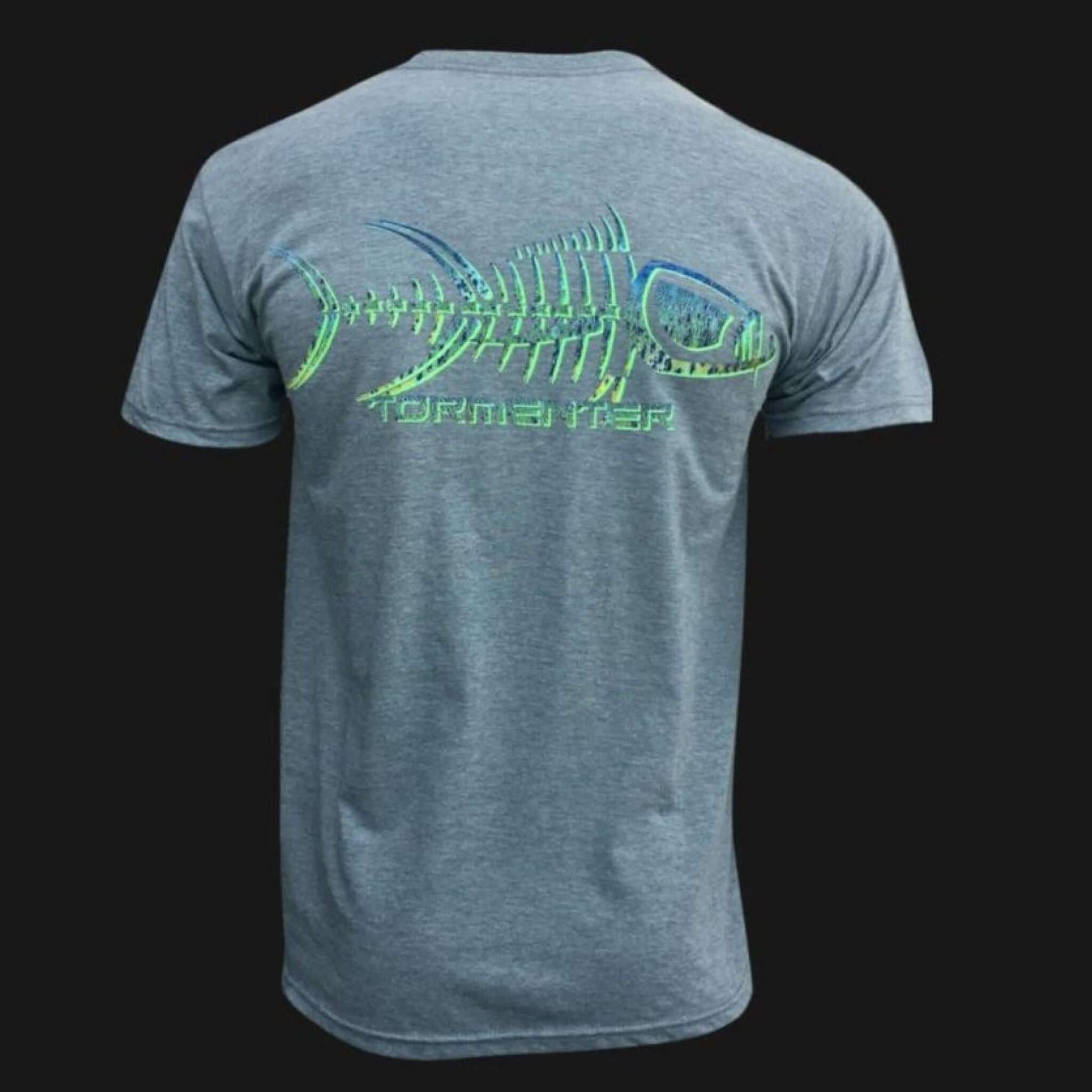 Mahi Skin Gray Men’s Fishing T-Shirt Fishing T-Shirts Tormenter Ocean 