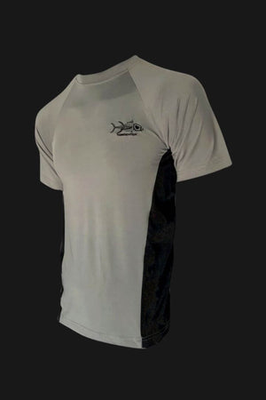 Men’s Graphite Short Sleeve Sports Shirt Men's SPF Ocean Fishing Tops Tormenter Ocean 