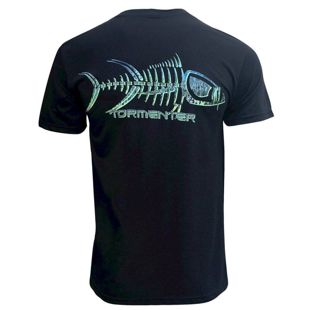 Mahi Skin Black Men’s Fishing T-Shirt Fishing T-Shirts Tormenter Ocean 