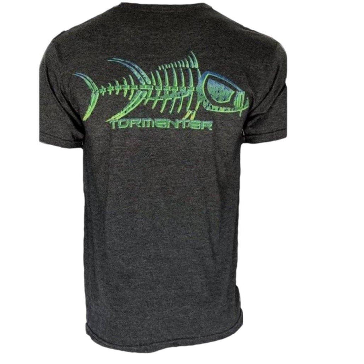 Mahi Skin Charcoal Gray Men’s Fishing T-Shirt Fishing T-Shirts Tormenter Ocean 