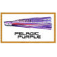 Mullet Head Offshore Trolling Plastics Tormentor Ocean Fishing Gear Pelagic Purple Rigged 