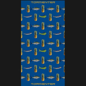 Pineapples & Pelagics Neck Gaiter Neck & Face Shields Tormenter Ocean 