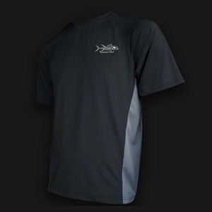 Short Sleeve Black Fishing Shirt - Sale Men's SPF Ocean Fishing Tops Tormenter Ocean 