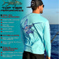 Men's Performance Shirt - Hydraflek Blue Men's SPF Ocean Fishing Tops Tormenter Ocean 