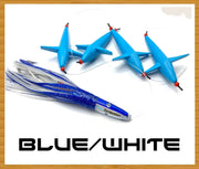 Freaky Bird Chain Daisy Chains & Multi Bait Rigs Tormenter Ocean Blue/White 