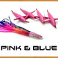 Freaky Bird Chain Daisy Chains & Multi Bait Rigs Tormenter Ocean Pink/Blue 