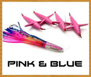 Freaky Bird Chain Daisy Chains & Multi Bait Rigs Tormenter Ocean Pink/Blue 