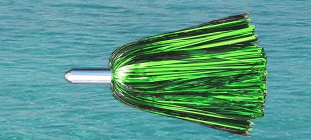 Steel Head Chromed & Aluminum Trolling Lures Tormenter Ocean MJG-(Green/Black) Rigged 