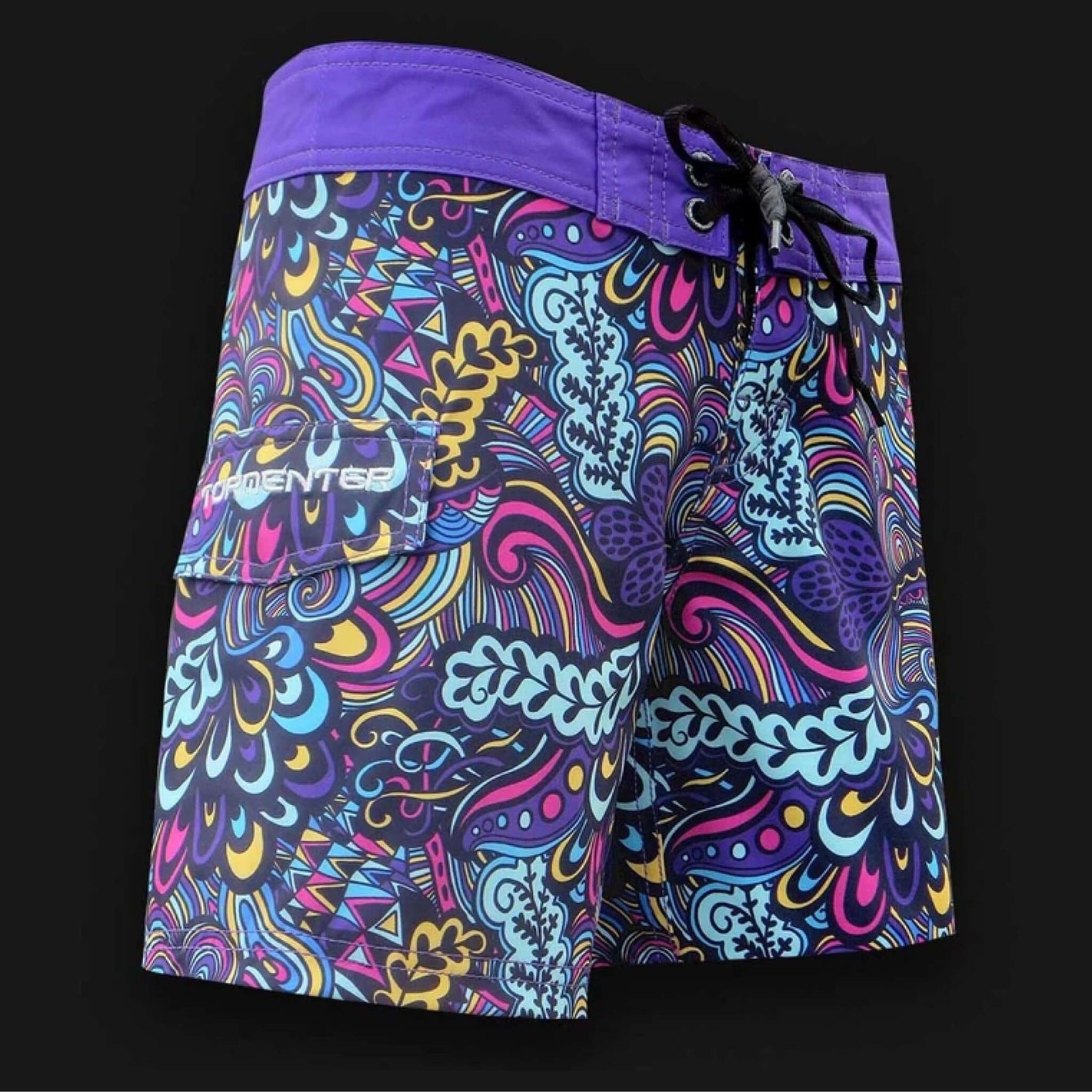 Tormenter Women's 8 Way Stretch 6" Board Shorts - Reef Ladies Board Shorts Tormenter Ocean 0 