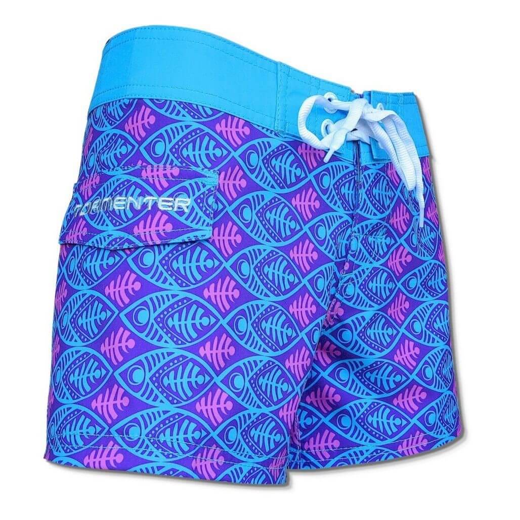 Tormenter Women's 8 Way Stretch 3.5" Board Shorts - Aquafish Ladies Board Shorts Tormentor Ocean 