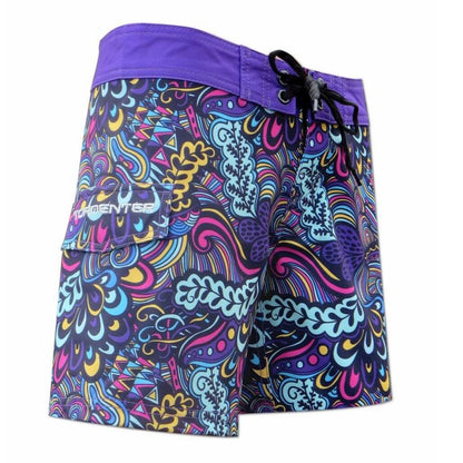 Tormenter Women's 8 Way Stretch 3.5" Board Shorts - Reef Ladies Board Shorts Tormenter Ocean 