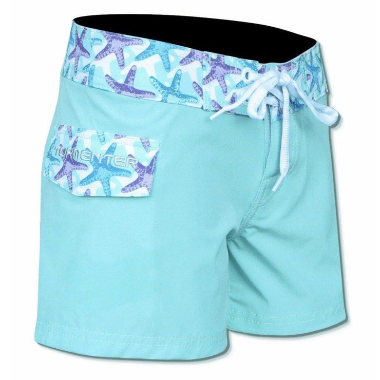 Tormenter Women's 8 Way Stretch 3.5" Board Shorts - Starfish Ladies Board Shorts Tormenter Ocean 