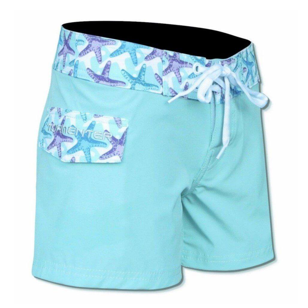 Tormenter Women's 8 Way Stretch 6" Board Shorts - Starfish Ladies Board Shorts Tormenter Ocean 