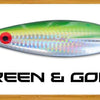 Falling Leaf Jig - Green/Gold/Glow