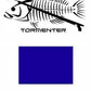 Grouper Royal Blue Performance Fishing Shirt SPF 50 - Tormenter Ocean Fishing Gear Apparel Boating SPF Surfing Watersports