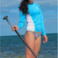 Ladies SPF-50 Perfomance Shirt - Aqua Turtle - Tormenter Ocean Fishing Gear Apparel Boating SPF Surfing Watersports