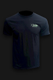Mahi Skin Black Men’s Fishing T-Shirt - Tormenter Ocean Fishing Gear Apparel Boating SPF Surfing Watersports