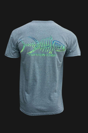 Mahi Skin Gray Men’s Fishing T-Shirt