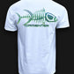Mahi Skin White Men’s Fishing T-Shirt - Tormenter Ocean Fishing Gear Apparel Boating SPF Surfing Watersports