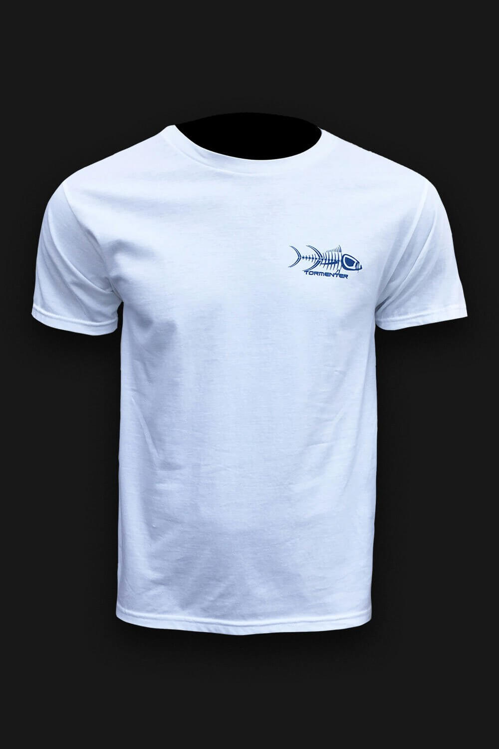 Mahi Skin White Men’s Fishing T-Shirt - Tormenter Ocean Fishing Gear Apparel Boating SPF Surfing Watersports