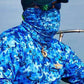 Marlin Camo Blue Neck Gaiter - Tormenter Ocean Fishing Gear Apparel Boating SPF Surfing Watersports