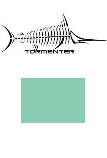 Marlin Seafoam Green SPF50 Performance Shirt - Sale Men's SPF Ocean Fishing Tops Tormentor Ocean 