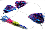 Wahoo Chain Daisy Chains & Multi Bait Rigs Tormentor Ocean Fishing Gear Pink/Blue 