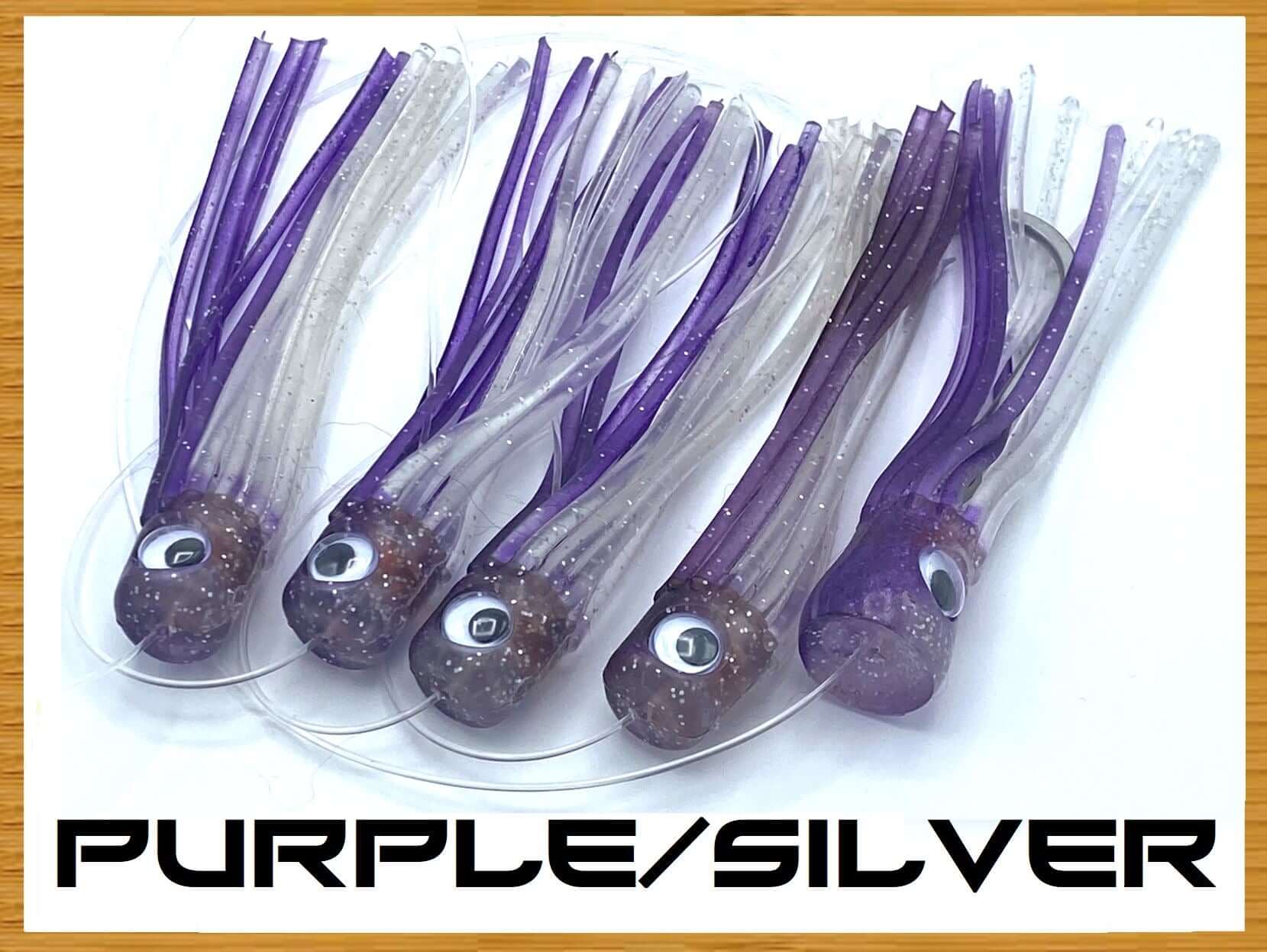 Softy Chain Daisy Chains & Multi Bait Rigs Tormenter Ocean Purple/Silver 