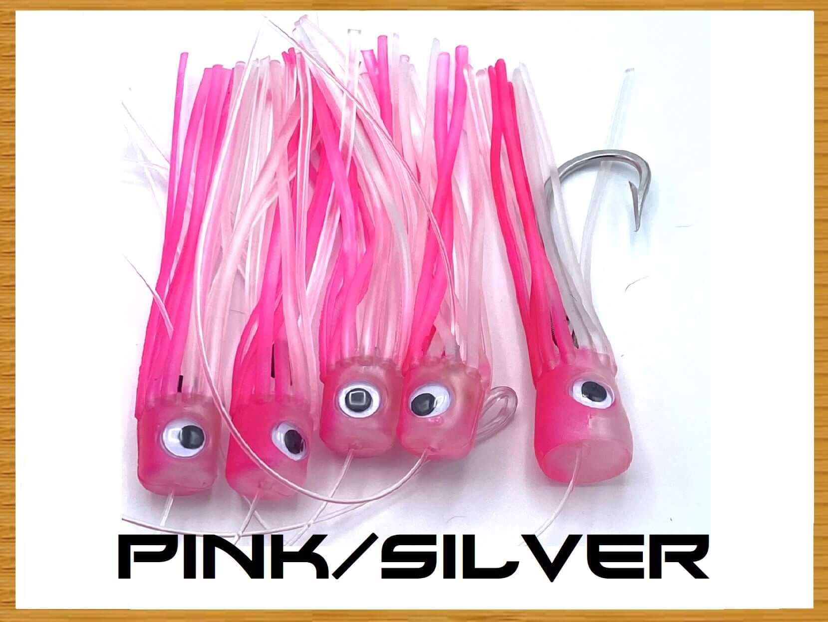 Softy Chain Daisy Chains & Multi Bait Rigs Tormenter Ocean Pink/SIlver 