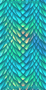 Seafoam Scales Neck Gaiter - IN STOCK