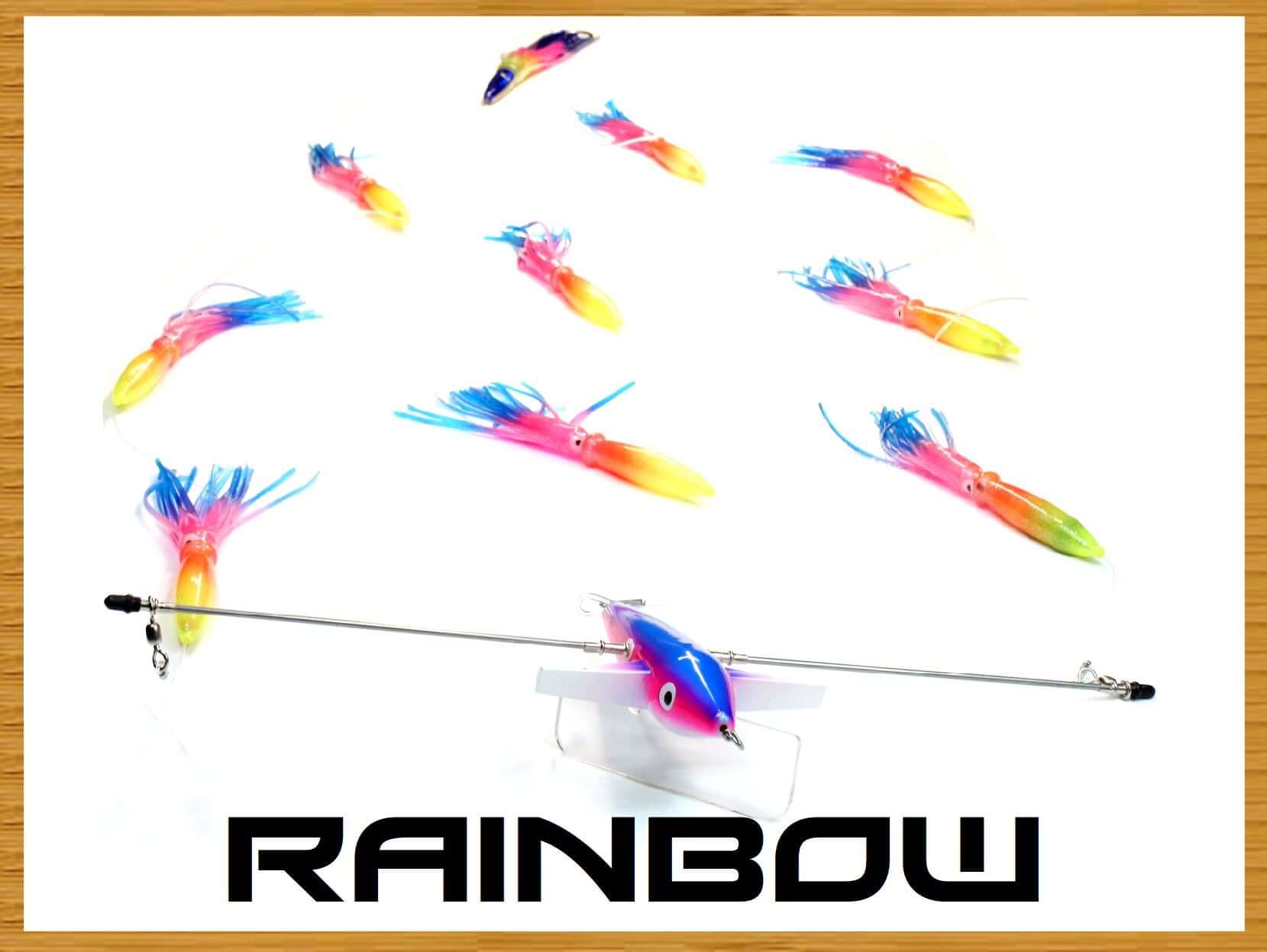 36" Sidewinder Directional Bars Daisy Chains & Multi Bait Rigs Tormenter Ocean Rainbow Port 