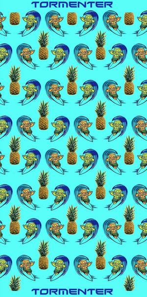 Surfing Tiki's Neck Gaiter