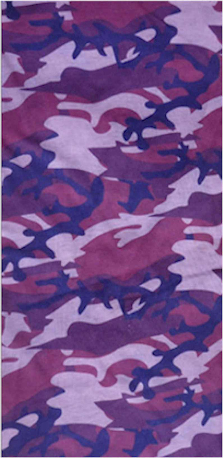 Violet camo neck & face shield - Tormenter Ocean Fishing Gear Apparel Boating SPF Surfing Watersports