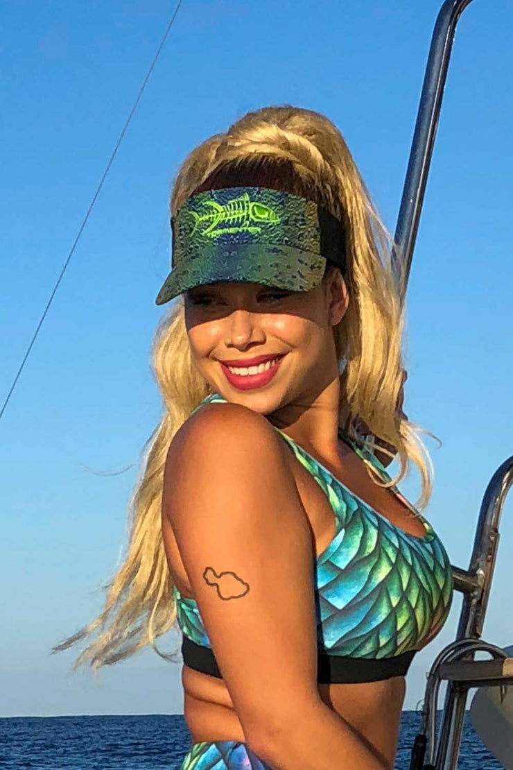VISOR - Mahi Skin - Tormenter Ocean Fishing Gear Apparel Boating SPF Surfing Watersports