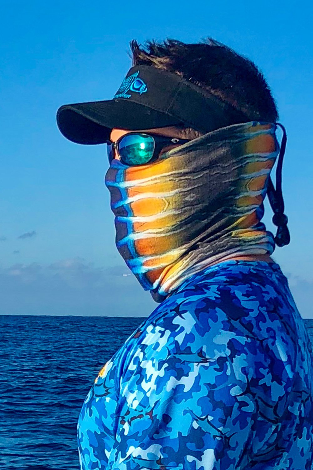 Wahoo Skin Neck Gaiter - Tormenter Ocean Fishing Gear Apparel Boating SPF Surfing Watersports