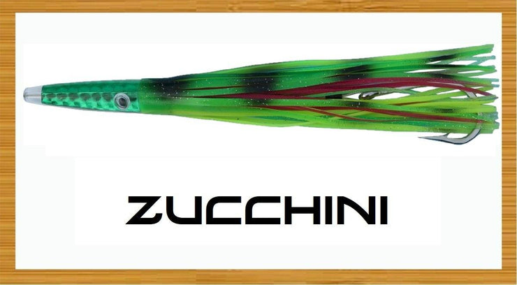 Wahoo Dart Offshore Trolling Plastics Tormentor Ocean Fishing Gear Zucchini Unrigged 